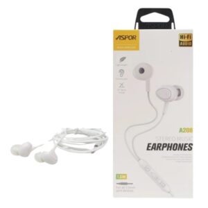 Aspor Silicone Eartips 3.5mm Earphone